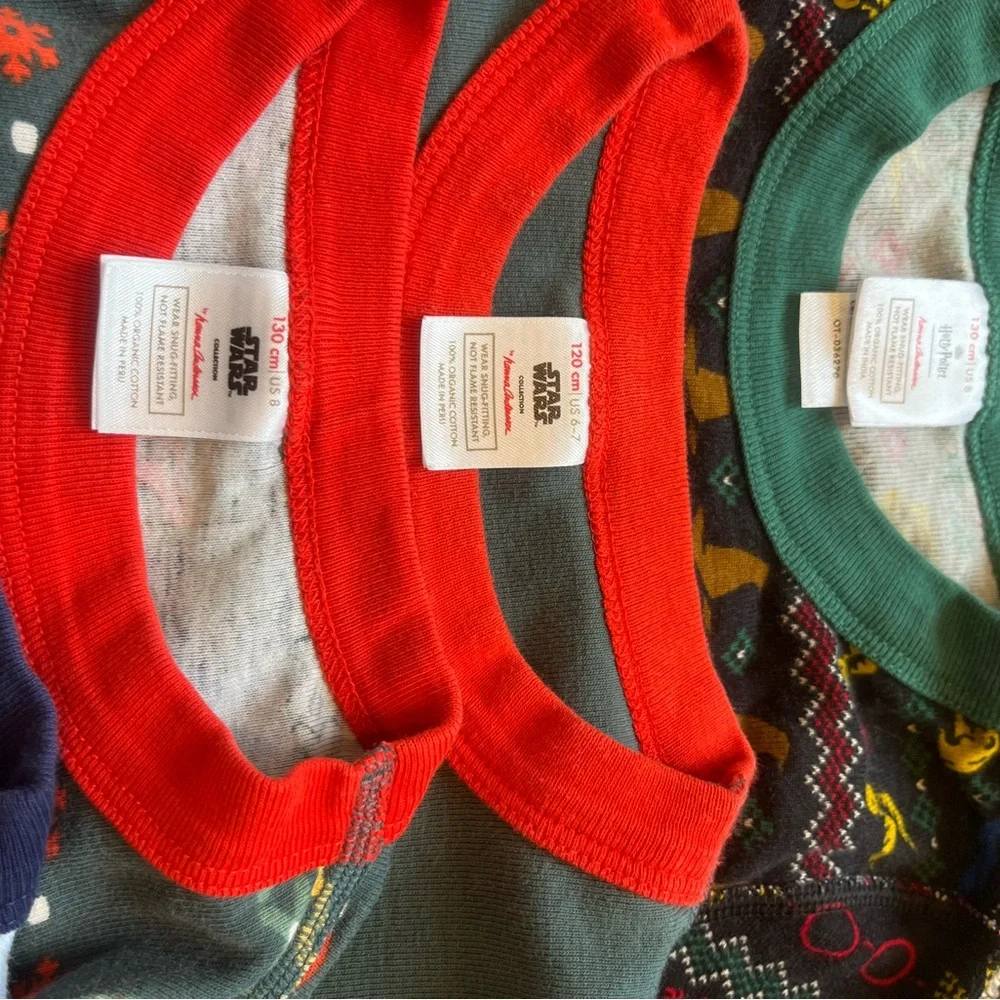 Hanna Andersson Festive Long Sleeve Shirt Collection mixed lot size variety - Picture 3 of 4